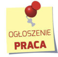 Ogłoszenie o pracę.