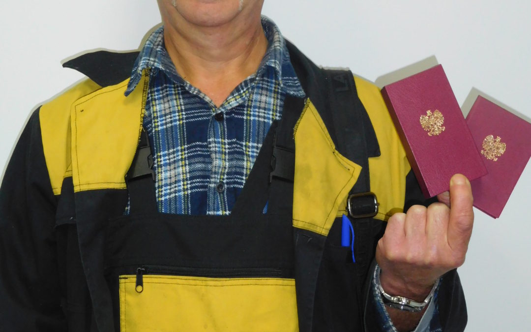 Nasz pracownik Zbigniew Enc otrzymał złoty medal za długoletnią służbę.